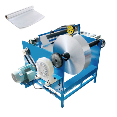 Manual Aluminum Foll/Baking paper Rewinder Machine (One Shaft)