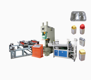 Hot Sale Aluminum Foil Container Making Machine Insulated Aluminium Foil Box Tray Machinery