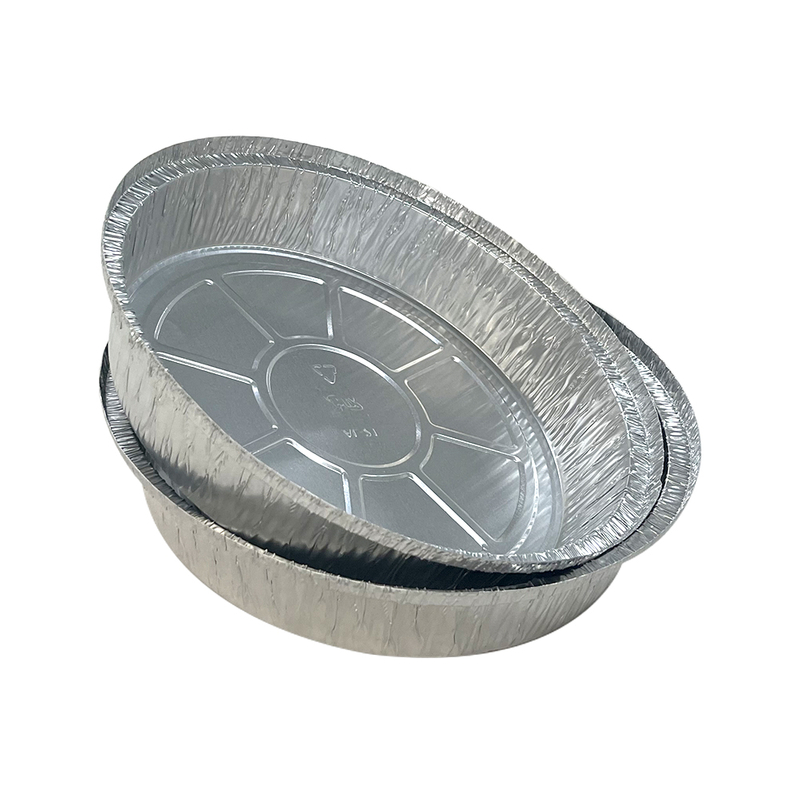 Customized Size Aluminum Foil Food Pie Container Tray 