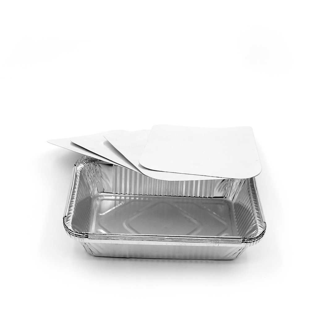 Aluminum Foil Pan Tray Disposable Aluminum Foil Food Container Food Tray with Lid