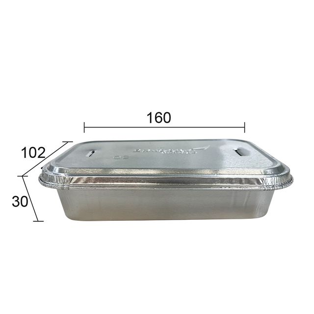  Manufacturer Tray Coated Airline Aluminum Foil Food Container