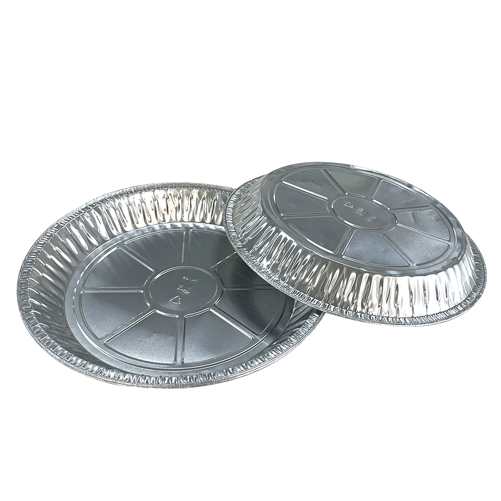 Round Aluminum Foil Pan Pizza Slice Pie Tray
