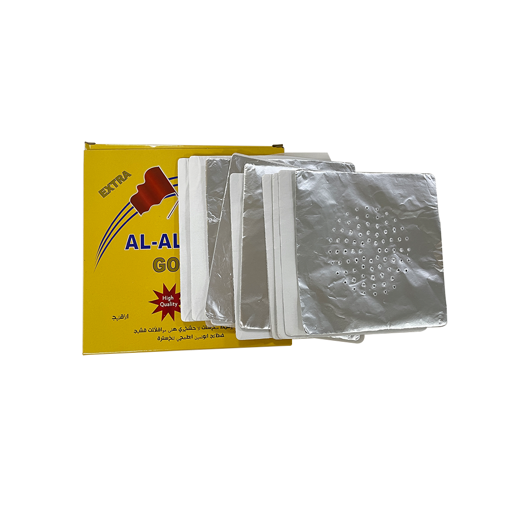 Factory Wholesale Shisha Foil Aluminum Foil Paper for Hookah With Holes Custom Size