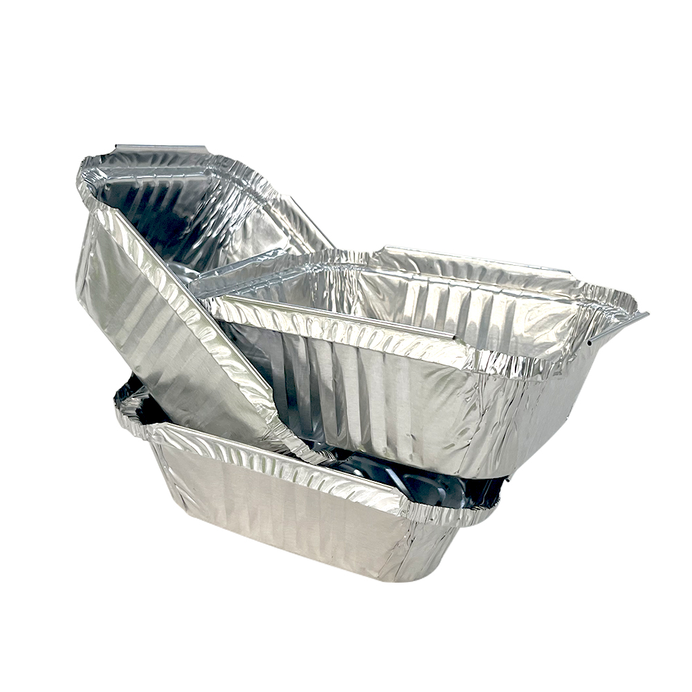 Oven Use Food Packing Aluminum Foil Containers Silver Foil Baking Tray