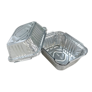 Oven Use Food Packing Aluminum Foil Containers Silver Foil Baking Tray