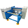 Two Spindles Aluminium Foil PVC PE Cling Film Rolls Rewinding Machine 