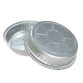 Customized Size Aluminum Foil Food Pie Container Tray 