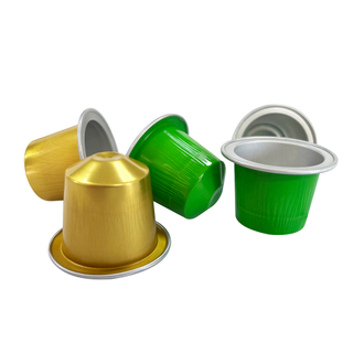 Aluminum Foil Coffee Capsules Containers Customized Aluminium Tray