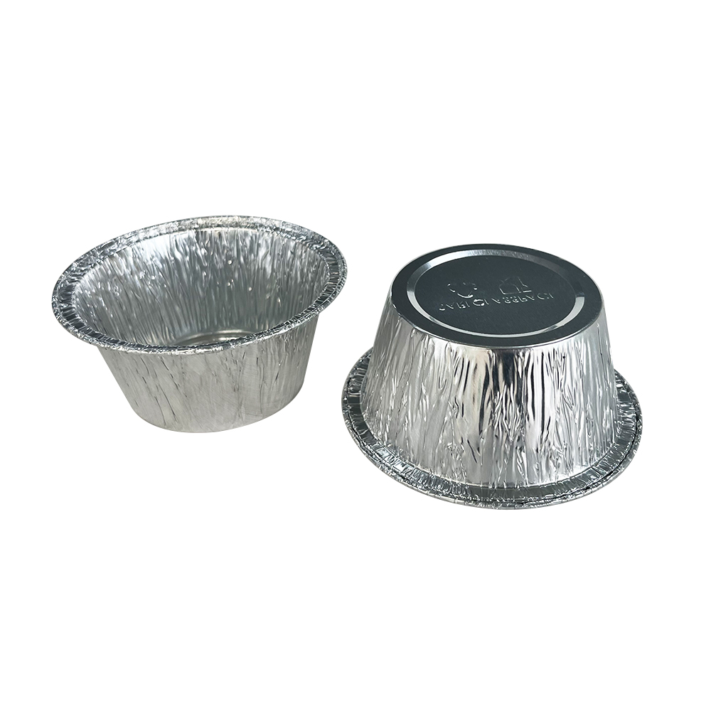 Disposable Aluminum Foil Tart Containers Food Grade Trays