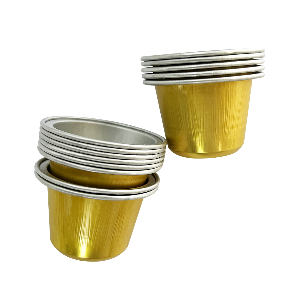 Customized Empty Aluminum Foil Coffee Capsule with Lid