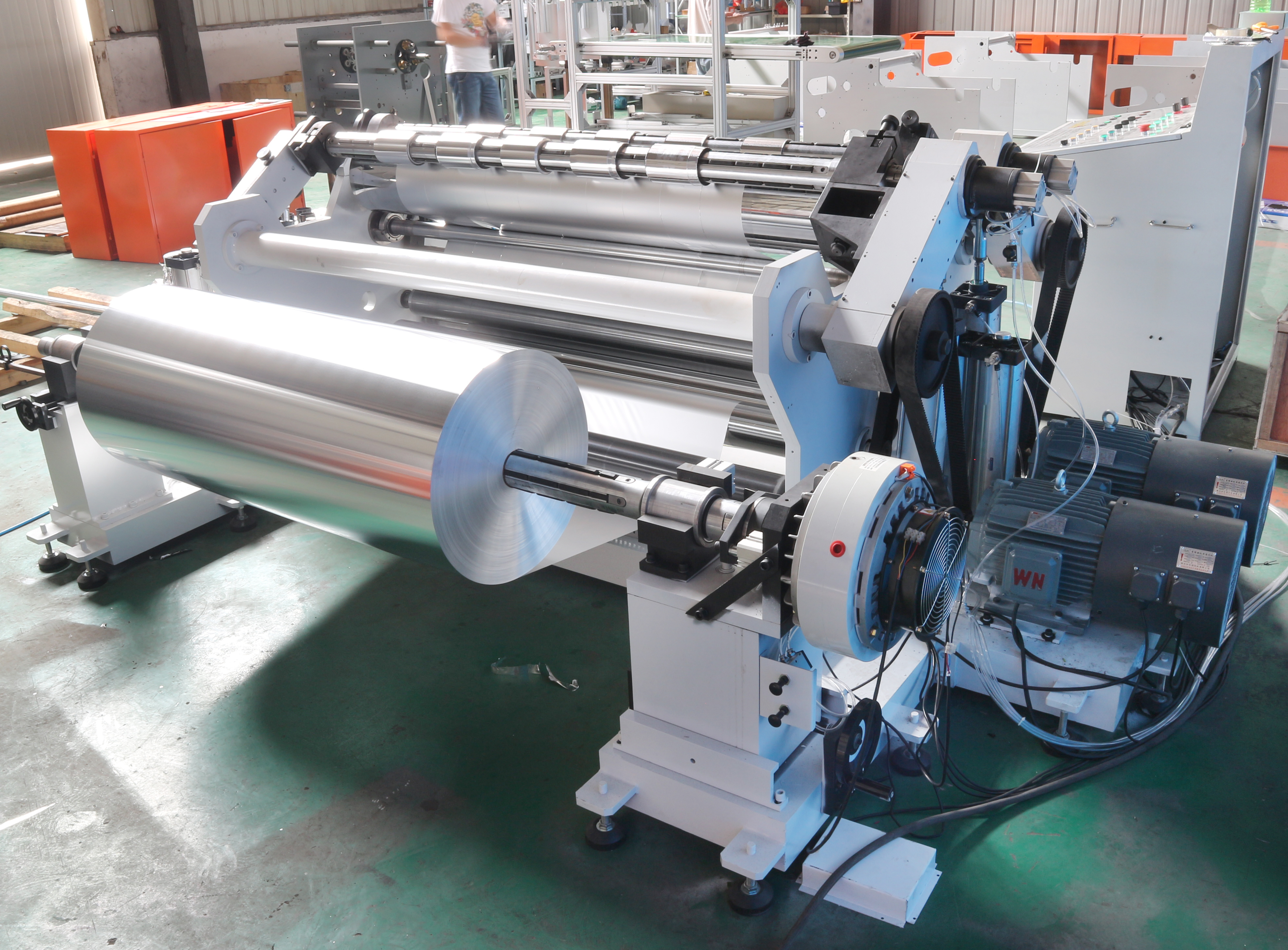 China Aluminum Foil Factory Slitter Rewinder Machine Paper Roll Aluminum Foil Slitting Machine