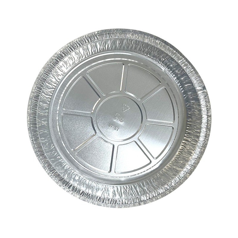 Customized Size Aluminum Foil Food Pie Container Tray 