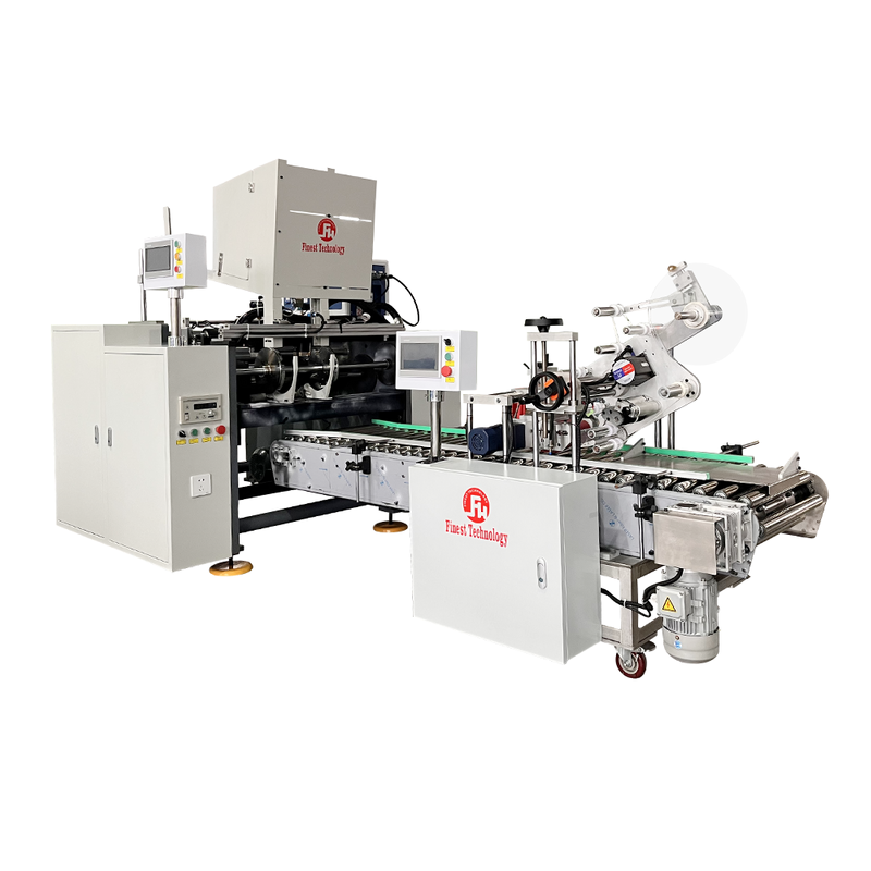 Automatic 4 Spindles Aluminum Foil Roll Rewinding Machine