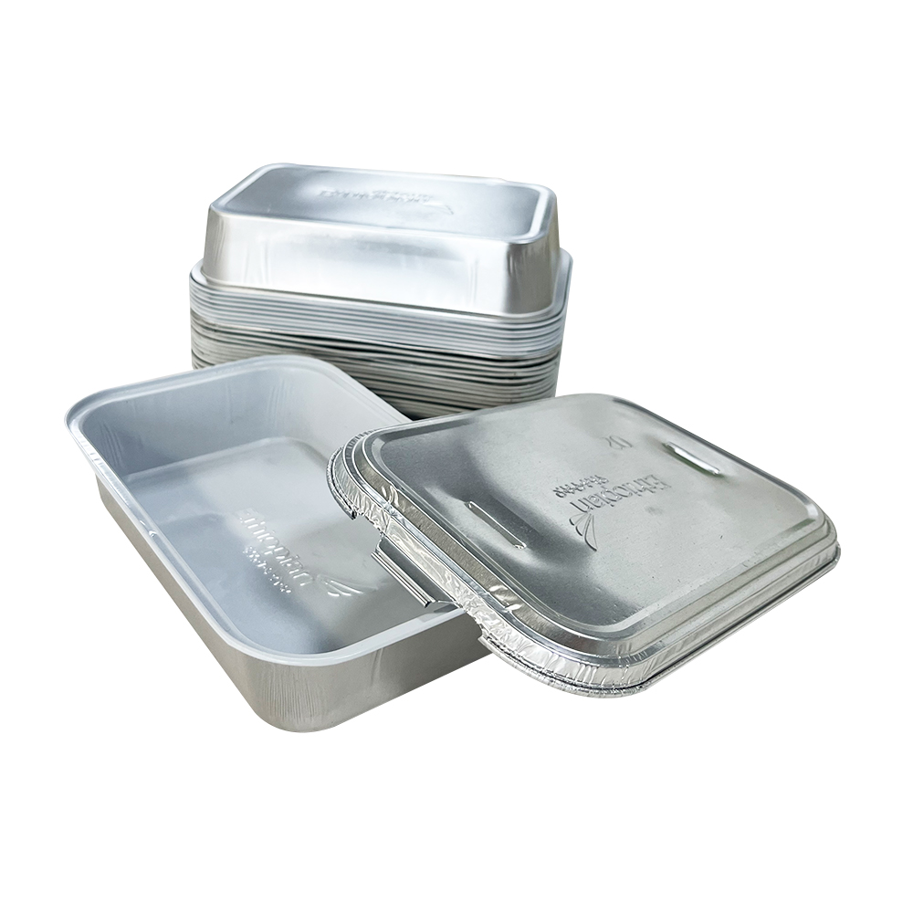 China Manufacturer Tray Coated Airline Aluminum Foil Food Container