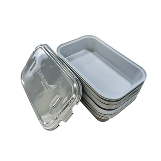  Manufacturer Tray Coated Airline Aluminum Foil Food Container